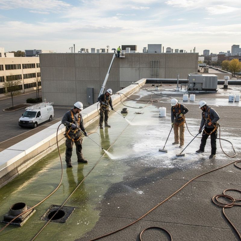 Local Roof Cleaning Service pros at work